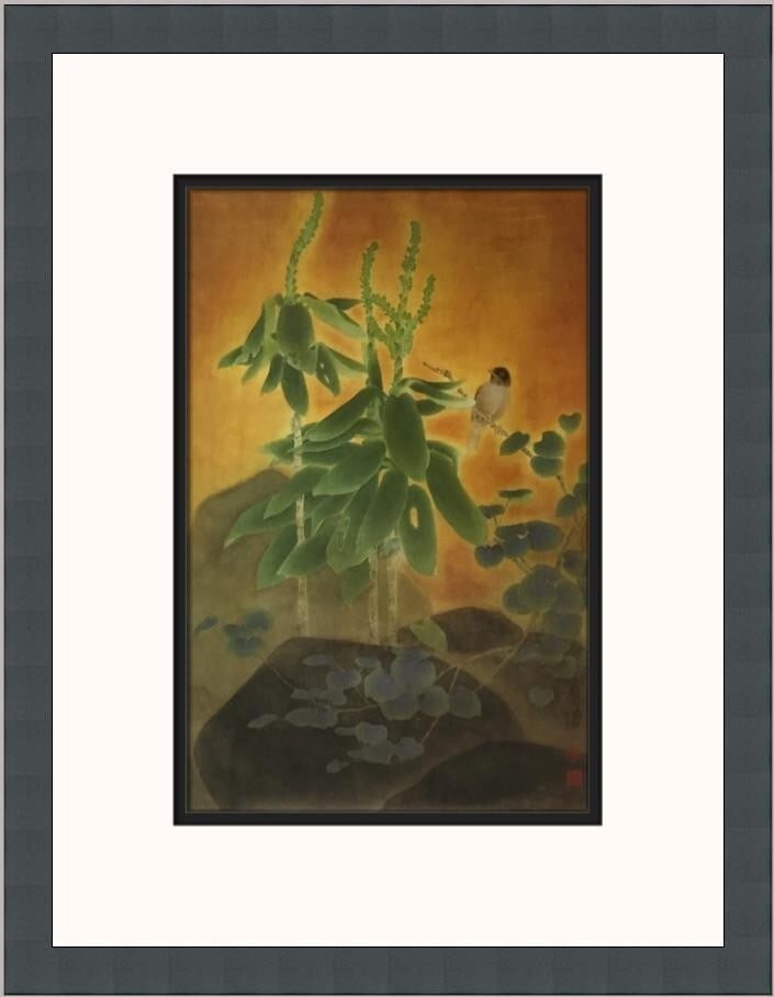 Jia Kede A Clear Spring Day Custom Framed Art Print 15x12: Jia Kede A Clear Spring Day Custom Framed Art Print 15x12 This exquisite print titled "A Clear Spring Day" by artist Jia Kede captures the beauty of birds and flowers in a stunning realism style. Prod