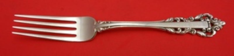 Sterling Silver Dinner Fork Medici New Pattern by Gorham 7 7/8 Inch: Sterling Silver Dinner Fork Medici New Pattern by Gorham 7 7/8 Inch This is a Gorham sterling silver dinner fork in the Medici New pattern. The fork measures 7 7/8 inches in length and features classi