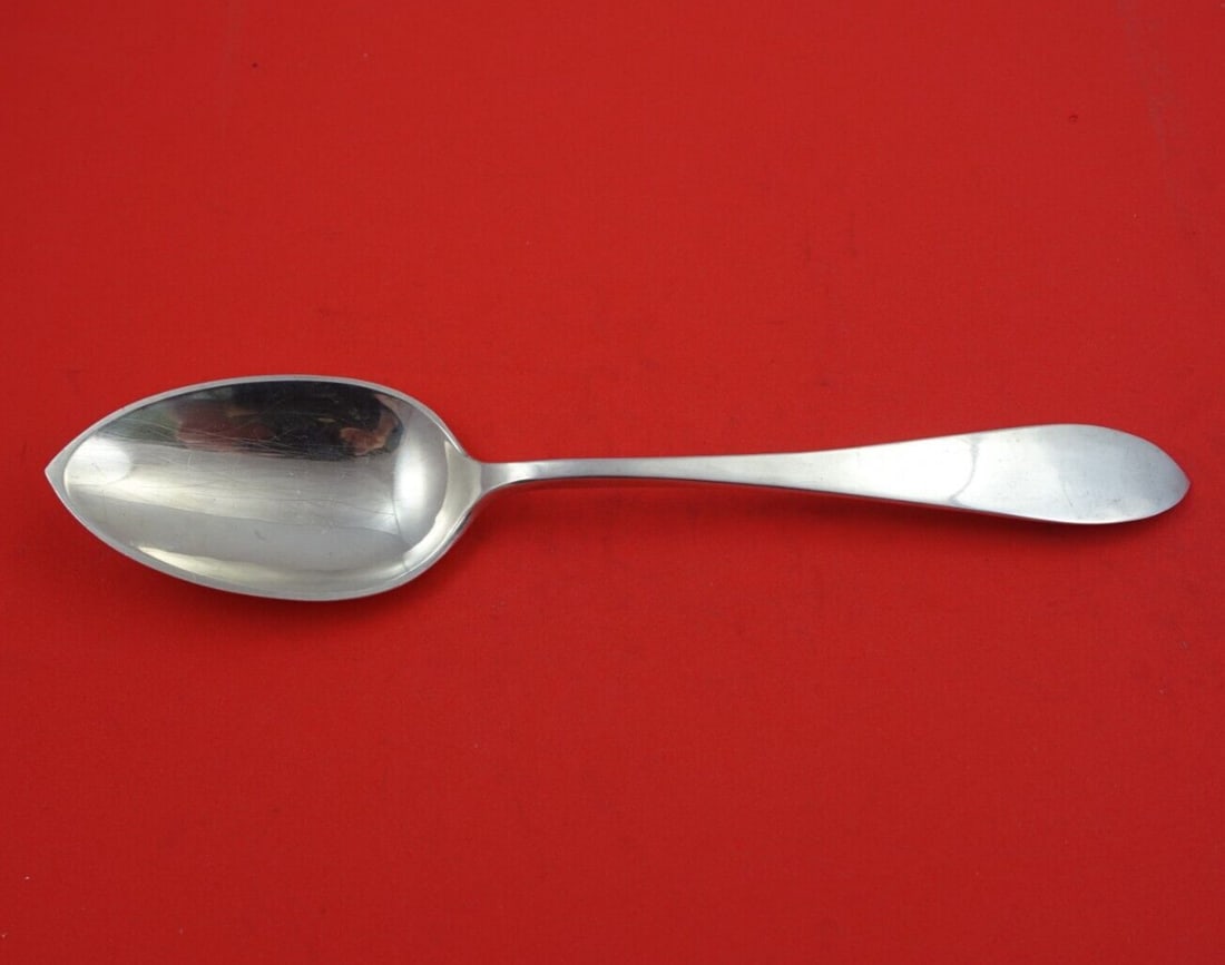 Old Newbury Crafters Sterling Silver Serving Spoon 9 Inch Vintage: Old Newbury Crafters Sterling Silver Serving Spoon 9 Inch Vintage This exquisite serving spoon from Old Newbury Crafters showcases the timeless Old Newbury pattern, crafted from high-quality sterling