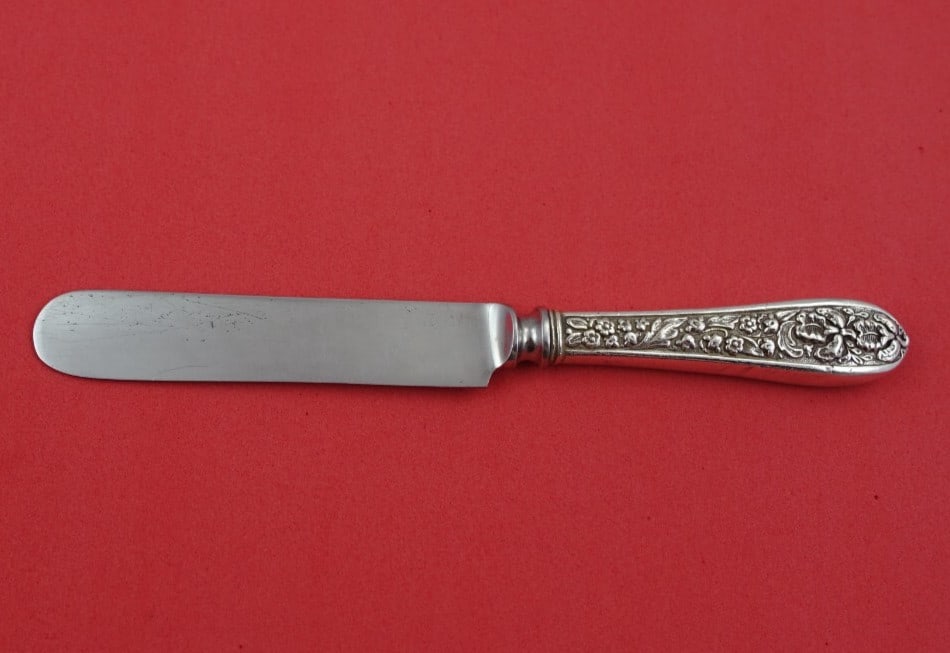 Stieff Corsage Sterling Silver Handle Baby Knife 5 7/8 Inch Blunt Blade (1 of 3)