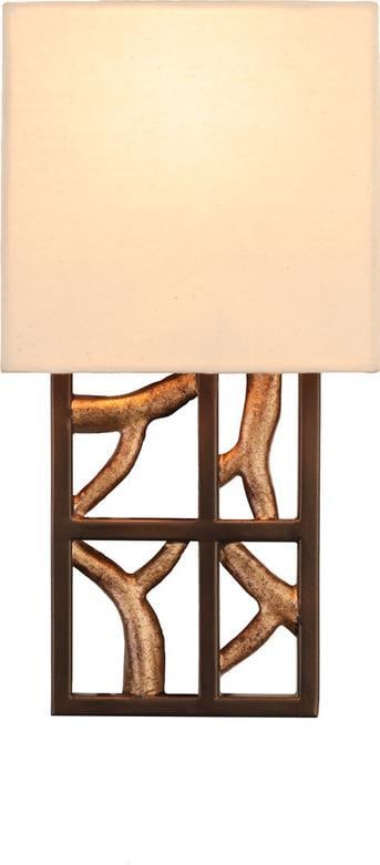 Kalco Hudson Collection 1-Light Wall Sconce Bronze Gold Arts and Crafts: Kalco Hudson Collection 1-Light Wall Sconce Bronze Gold Arts and Crafts Illuminate your space with the Nature-Inspired Hudson Collection Wall Sconce, a stunning piece that blends antique charm with mo