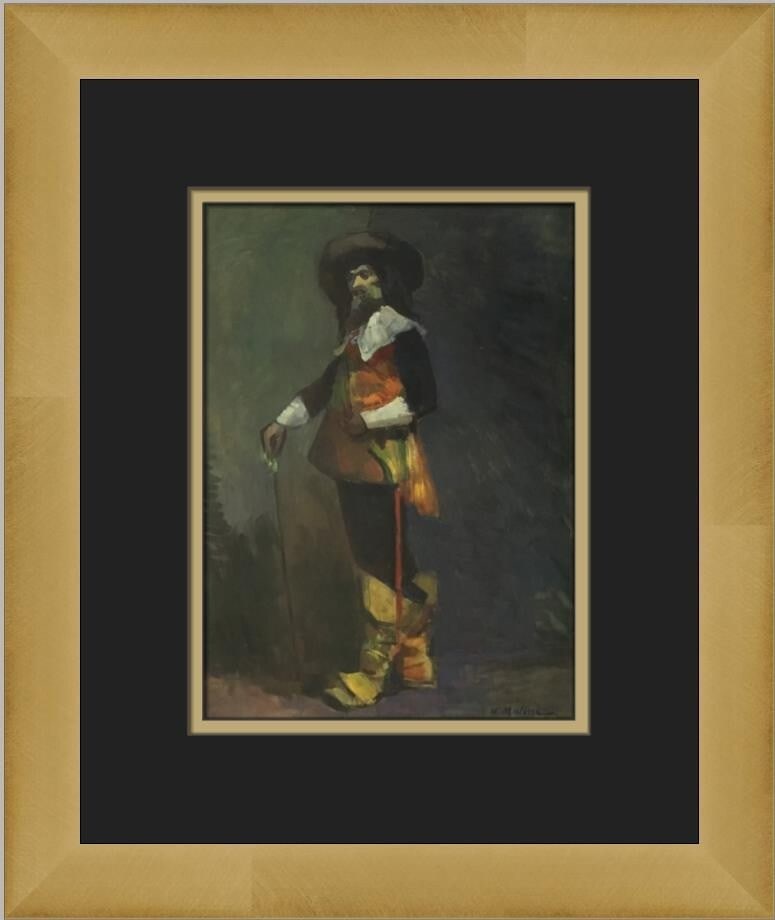 Henri Matisse Woman with Anemones Custom Framed Print 12 x 14: Henri Matisse Woman with Anemones Custom Framed Print 12 x 14 This striking custom framed print features Henri Matisse's artwork, "Woman with Anemones." The piece embodies the Impressionist style, sho