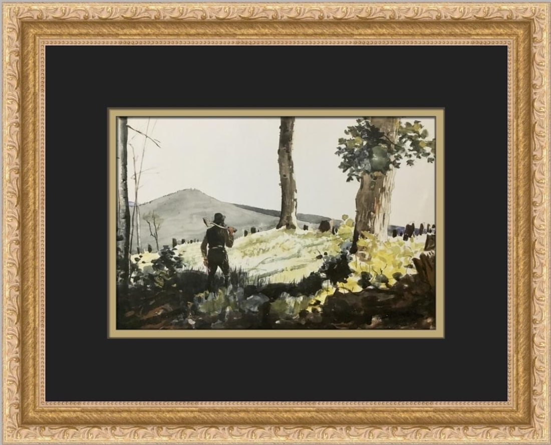 Winslow Homer The Pioneer Custom Framed Art Print 12x15: Winslow Homer The Pioneer Custom Framed Art Print 12x15 This stunning custom framed print titled 'The Pioneer' by renowned artist Winslow Homer captures the essence of Expressionism and Impressionism.