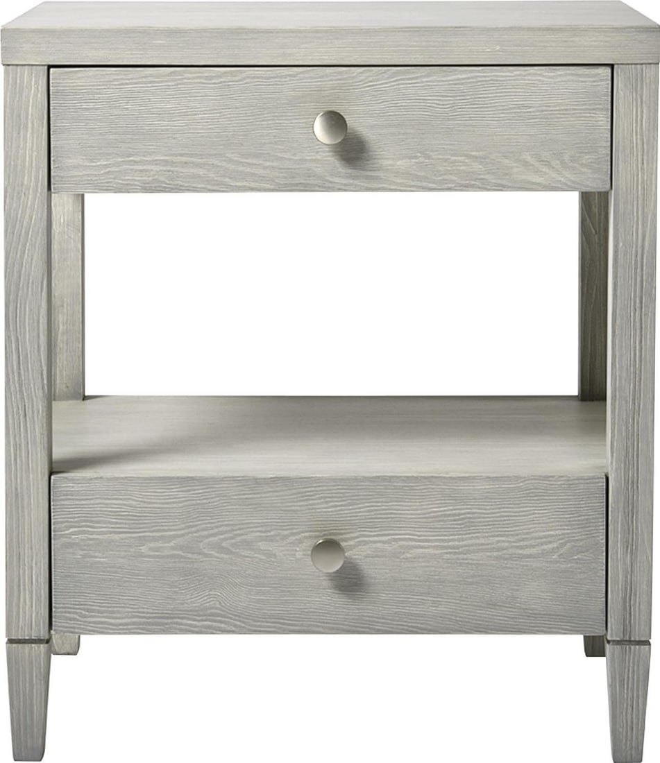 Universal Escape Coastal Living Nightstand with Storage: Universal Escape Coastal Living Nightstand with Storage This contemporary Boardwalk Nightstand is designed for modern coastal living, featuring a stylish finish that complements any bedroom decor. Wit