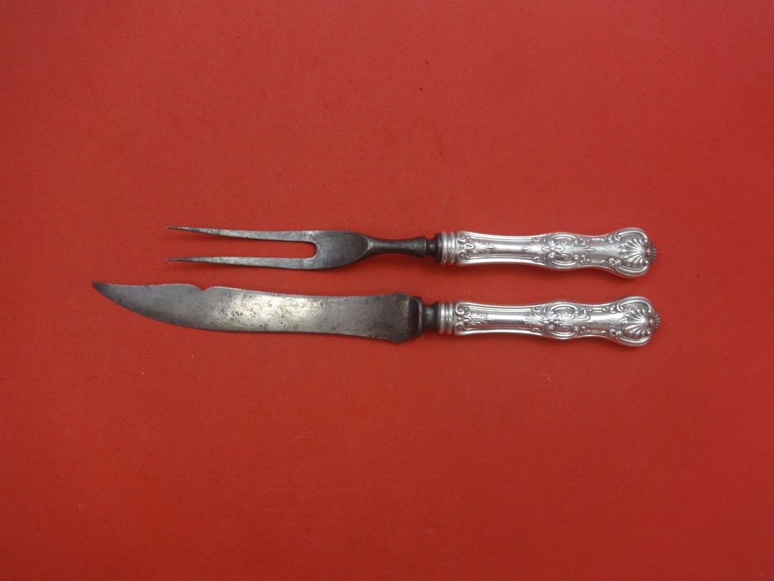 Dominick & Haff King Sterling Silver 2pc Steak Carving Set (1 of 1)