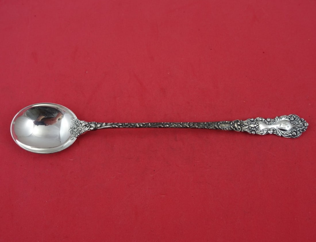 Gorham Imperial Chrysanthemum Sterling Silver Chocolate Muddler 8.25" (1 of 3)