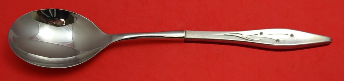 Reed and Barton Star Sterling Silver Casserole Spoon Custom 11.25 Inch: Reed and Barton Star Sterling Silver Casserole Spoon Custom 11.25 Inch This exquisite serving spoon features a hollow handle and is crafted from sterling silver, designed in the elegant Star pattern b