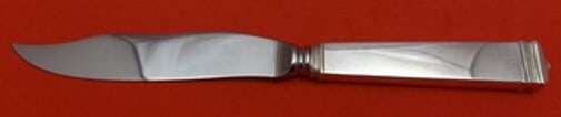 Tiffany & Co Hampton Vintage Sterling Silver Fish Knife 8 7/8": Tiffany & Co Hampton Vintage Sterling Silver Fish Knife 8 7/8" This exquisite fish knife from the Hampton pattern by Tiffany & Co. features a sterling silver hollow handle with a stainless steel blade