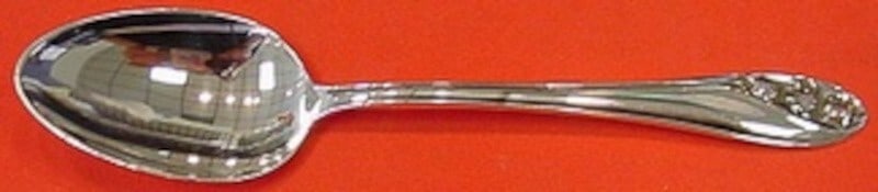 Gorham Lily of the Valley Sterling Silver Teaspoon 5 7/8 Inch: Gorham Lily of the Valley Sterling Silver Teaspoon 5 7/8 Inch This exquisite teaspoon is crafted by Gorham in the elegant Lily of the Valley pattern. Made from high-quality Sterling Silver (.925), it
