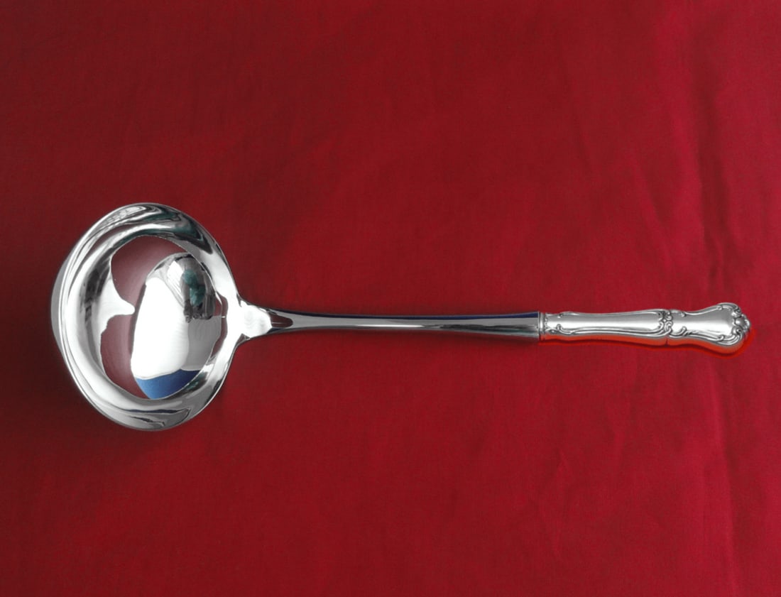 Gorham Buckingham Sterling Silver Custom Soup Ladle 10.5" (1 of 2)