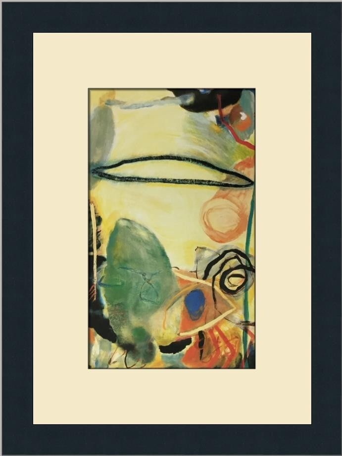 The Hunter Custom Framed Print by Shelley Horton-Trippe 1990: The Hunter Custom Framed Print by Shelley Horton-Trippe 1990 This stunning custom framed print titled 'The Hunter' by artist Shelley Horton-Trippe captures a contemporary art style, produced in 1990.