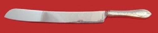 Whiting-Gorham Adam Sterling Silver Wedding Cake Knife 12": Whiting-Gorham Adam Sterling Silver Wedding Cake Knife 12" This exquisite wedding cake knife features a custom-made hollow handle crafted from sterling silver, designed in the elegant Adam pattern by