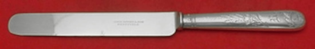 Gorham Jac Rose Sterling Silver Dinner Knife Blunt Blade 1896 9.5": Gorham Jac Rose Sterling Silver Dinner Knife Blunt Blade 1896 9.5" This exquisite dinner knife is a stunning example of the Jac Rose pattern by Gorham, crafted from high-quality sterling silver (.925)