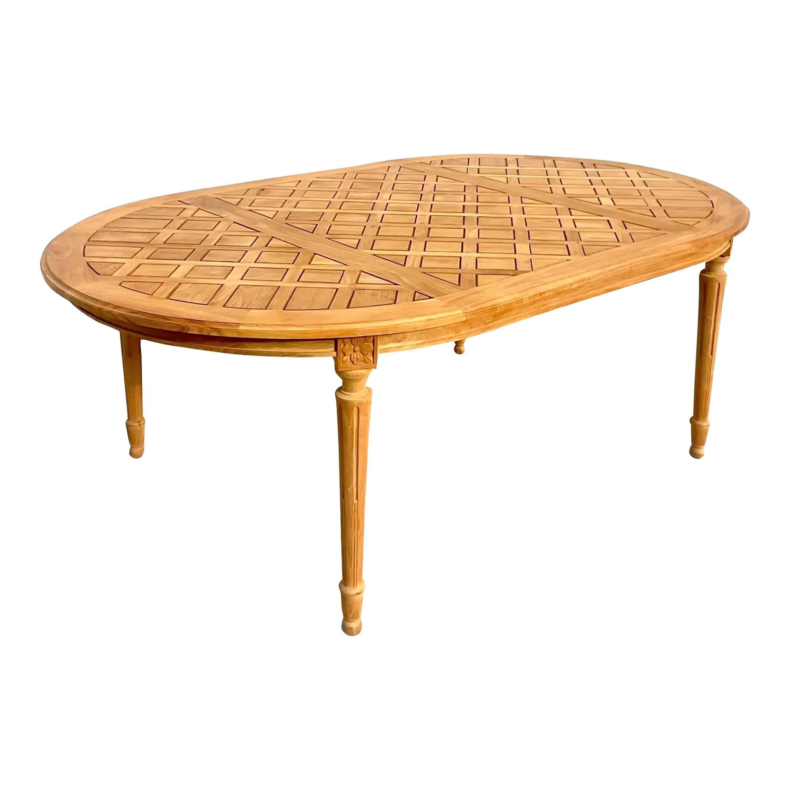 Vintage Boho Massant Wood Garden Dining Table 85 x 53 in Camel: Vintage Boho Massant Wood Garden Dining Table 85 x 53 in Camel Enhance your outdoor dining with this exquisite vintage Boho Massant wood garden dining table. Designed in an American style, it showcase