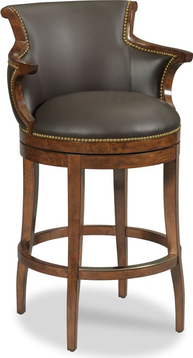 Woodbridge Mackenzie Counter Stool Bordeaux Teak Rattan Memory Swivel: Woodbridge Mackenzie Counter Stool Bordeaux Teak Rattan Memory Swivel Introducing the Traditional Mackenzie Counter Stool, an exquisite addition to your home decor. This stool features a stunning #10