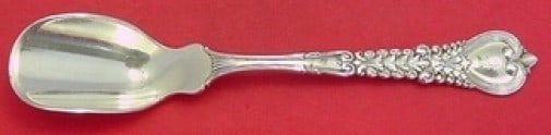 Tiffany & Co Florentine Sterling Silver Cheese Scoop 7 1/4": Tiffany & Co Florentine Sterling Silver Cheese Scoop 7 1/4" Elevate your serving experience with this exquisite Florentine cheese scoop by Tiffany & Co. Crafted from high-quality sterling silver, this