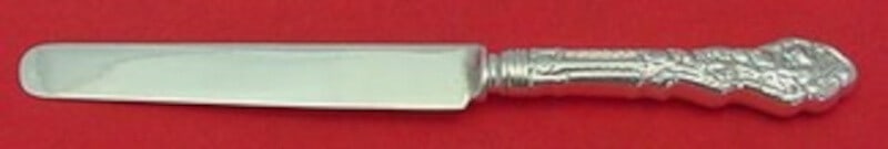 Gorham Versailles Sterling Silver Dessert Knife 8 3/8" Hollow Handle: Gorham Versailles Sterling Silver Dessert Knife 8 3/8" Hollow Handle This exquisite dessert knife features the elegant Versailles pattern by Gorham, crafted from high-quality sterling silver. The knif