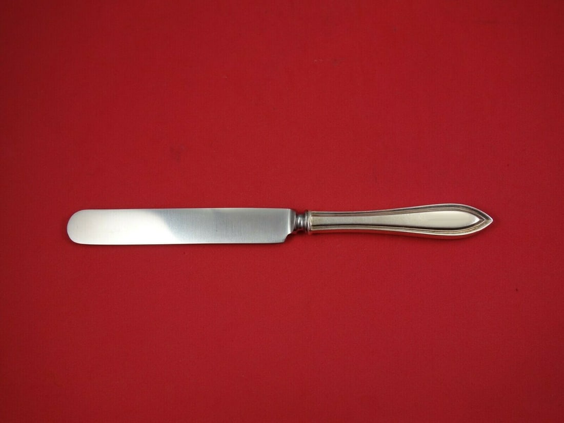 Gorham Portsmouth Sterling Silver Knife 8 5/8 Inch Antique: Gorham Portsmouth Sterling Silver Knife 8 5/8 Inch Antique This exquisite Portsmouth knife by Gorham features a stunning design crafted from high-quality sterling silver. The regular knife measures 8