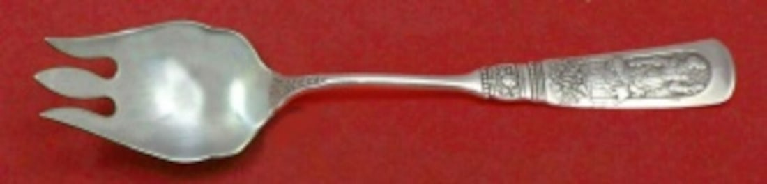 Gorham Fontainebleau Sterling Silver Custom Ice Cream Spork 5 7/8" (1 of 2)