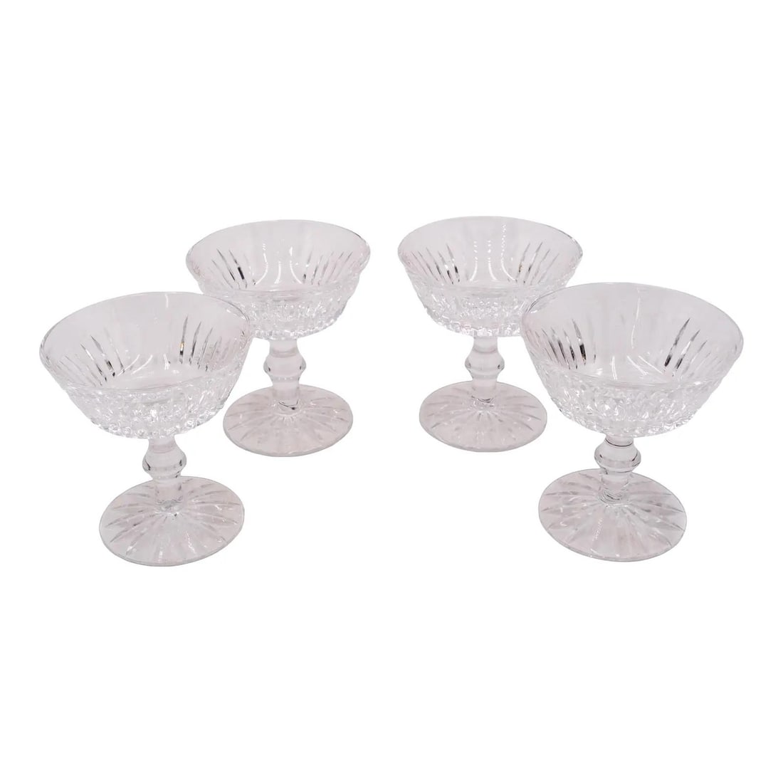 Set of 4 Waterford Eileen Crystal Champagne Glasses Crafted in Ireland (1 of 8)
