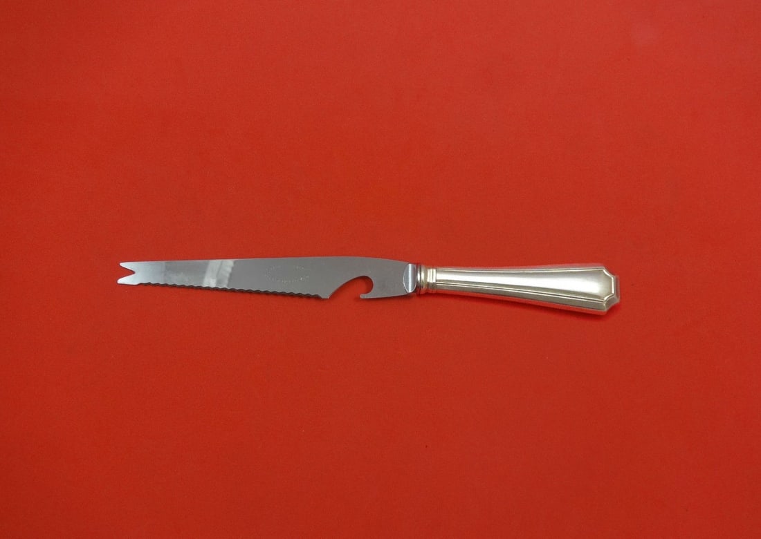 Gorham Durgin Fairfax Sterling Silver Bar Knife 9 1/8 Custom Made: Gorham Durgin Fairfax Sterling Silver Bar Knife 9 1/8 Custom Made Introducing the Fairfax Bar Knife, crafted from high-quality sterling silver by the renowned Durgin-Gorham brand. This elegant knife m