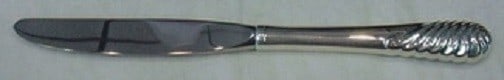 Gorham Sea Sculpture Vintage 9 Inch Sterling Silver Knife: Gorham Sea Sculpture Vintage 9 Inch Sterling Silver Knife Discover the exquisite Sea Sculpture place size knife by Gorham, a stunning piece of vintage flatware. Crafted from sterling silver, this knif