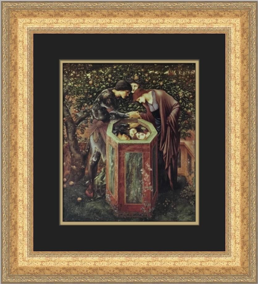 Edward Burne-Jones The Baleful Head Custom Framed Art Print: Edward Burne-Jones The Baleful Head Custom Framed Art Print This custom framed print titled "The Baleful Head" by Edward Burne-Jones showcases the artist's Aestheticism style, reflecting the cultural