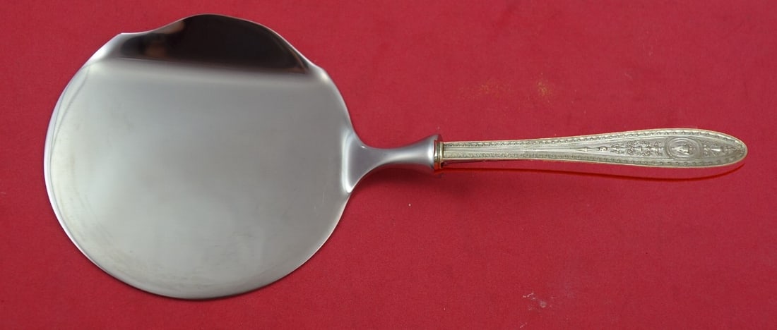 International Silver Wedgwood Sterling Silver Cranberry Server 8 Inch Custom Made: International Silver Wedgwood Sterling Silver Cranberry Server 8 Inch Custom Made This exquisite cranberry server is crafted from sterling silver and features a hollow handle complemented by a round s