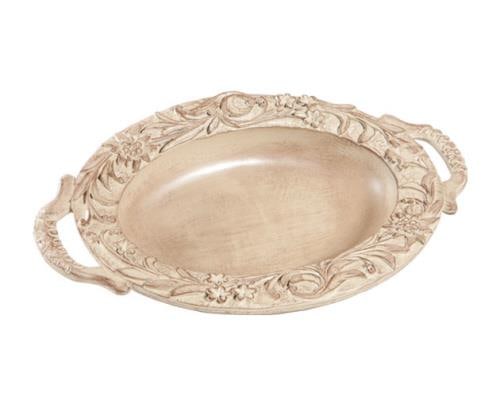 Lodge Style Driftwood Finish Oval Resin Decorative Bowl: Lodge Style Driftwood Finish Oval Resin Decorative Bowl This item is made at time of order. Please allow 42 to 70 days for production. Enhance your home decor with this beautifully crafted Lodge-Style