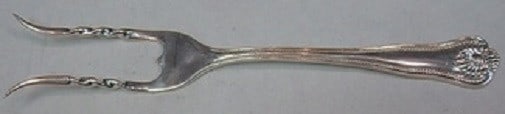 Frank Smith Newport Shell Sterling Silver Baked Potato Fork 7 7/8 Custom Serving Fork: Frank Smith Newport Shell Sterling Silver Baked Potato Fork 7 7/8 Custom Serving Fork This exquisite serving fork features the Newport Shell pattern, crafted by renowned silversmith Frank Smith. Made