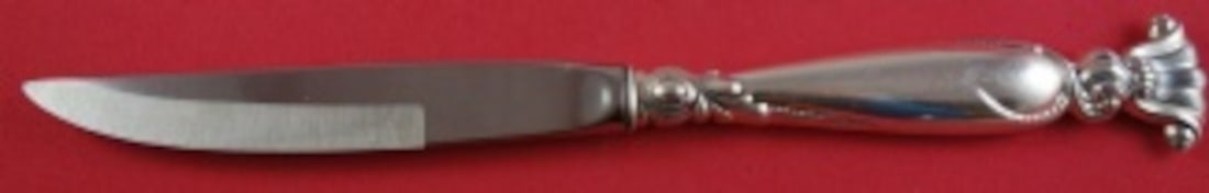 Wallace Romance of the Sea Sterling Silver Steak Knife 8 3/4": Wallace Romance of the Sea Sterling Silver Steak Knife 8 3/4" Experience fine dining with the Romance of the Sea steak knife by Wallace. This exquisite piece features a hollow handle crafted from ster