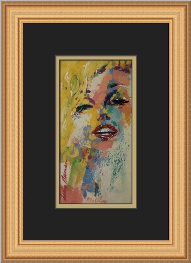 LeRoy Neiman Marilyn Monroe Framed Print 13x10 Expressionism Art: LeRoy Neiman Marilyn Monroe Framed Print 13x10 Expressionism Art This captivating custom framed print by renowned artist LeRoy Neiman features the iconic Marilyn Monroe, showcasing his distinctive Exp