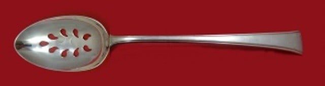 International Sterling Silver Tranquility Slotted Spoon 9-Hole Custom 8 3/8": International Sterling Silver Tranquility Slotted Spoon 9-Hole Custom 8 3/8" This exquisite serving spoon is crafted from sterling silver by International, featuring the elegant Tranquility pattern. T