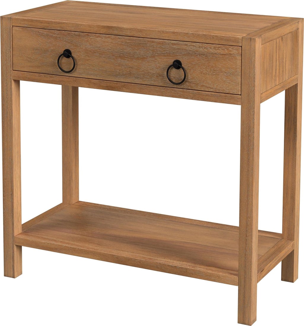 Butler Mango Pine Nightstand Natural Finish Rectangle 30H 30W 19D: Butler Mango Pine Nightstand Natural Finish Rectangle 30H 30W 19D This sleek nightstand from Butler is designed with a modern aesthetic and crafted from durable MDF and pine materials. Its natural man