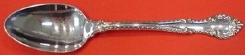 Gorham English Gadroon Sterling Silver Teaspoon 5 7/8 Inch Flatware: Gorham English Gadroon Sterling Silver Teaspoon 5 7/8 Inch Flatware This exquisite teaspoon features the classic English Gadroon pattern by Gorham, crafted from high-quality sterling silver. Measuring