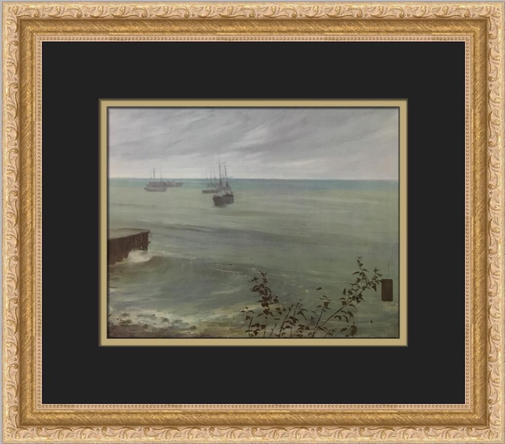 James Whistler The Ocean Custom Framed Print 15x13 Impressionism Art (1 of 2)