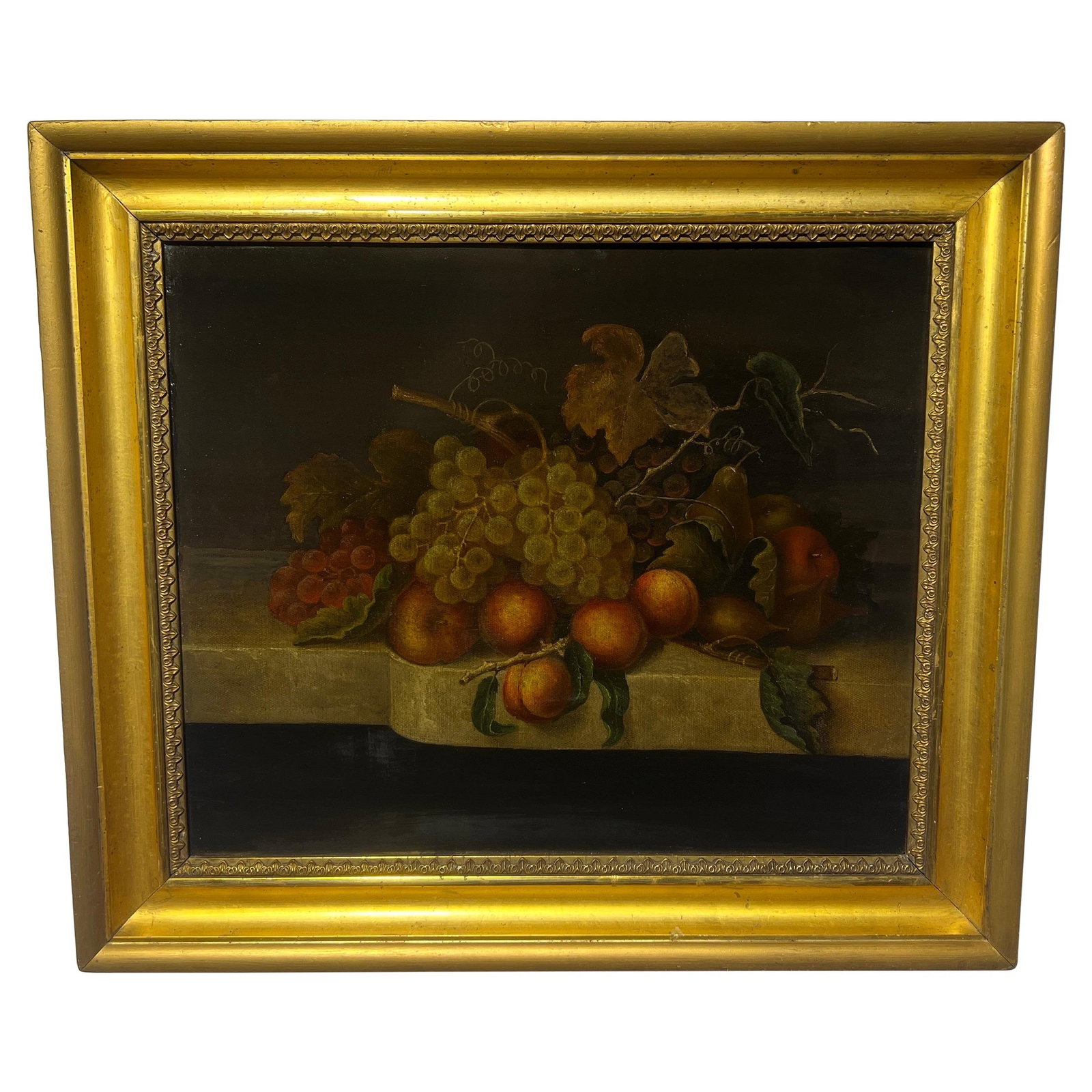 19th Century American Still Life by George Hetzel Oil on Canvas 1868 (1 of 10)