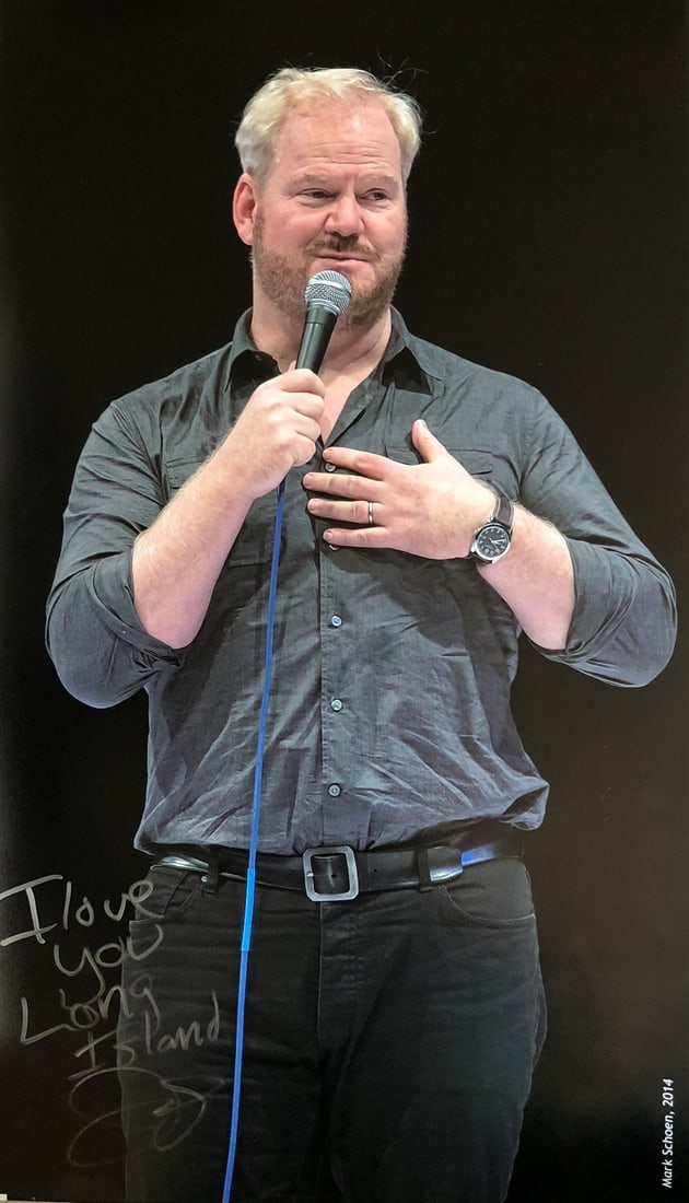 Jim Gaffigan Signed Photo Custom Framed I Love You Long Island (1 of 2)