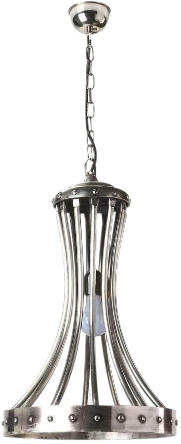 Butler Handcrafted Silver Pendant Light Transitional Style 22H (1 of 1)