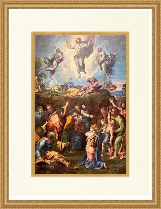 Raphael The Transfiguration Custom Framed Lithograph Art Print (1 of 2)