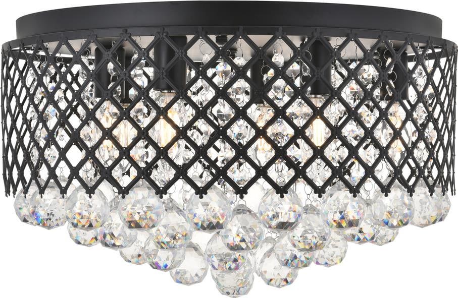 Elegant Lighting Tully Mid-Century Modern Flush Mount Ceiling Light (1 of 1)