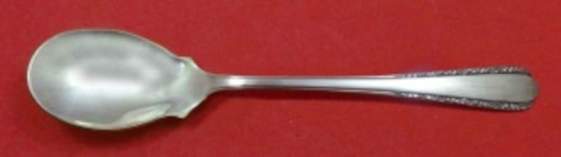 Sterling Silver Ice Cream Spoon Custom 6 Inch Moonglow Pattern: Sterling Silver Ice Cream Spoon Custom 6 Inch Moonglow Pattern This is a custom made ice cream spoon in the Moonglow pattern by International. Crafted from sterling silver, the spoon measures 6 inches