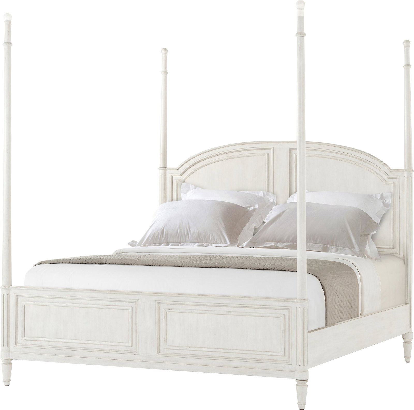 Theodore Alexander The Vale California King Bed Beech Distressed Finish (1 of 4)