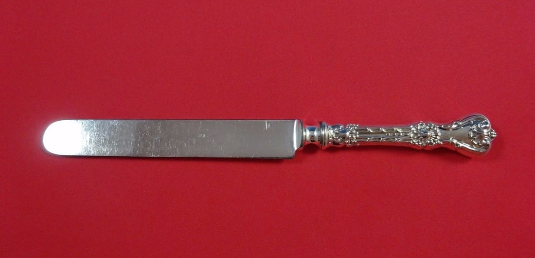 Whiting King Edward Sterling Silver Dinner Knife Blunt 9 5/8" (1 of 1)