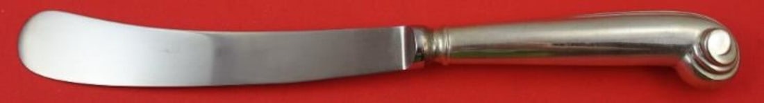 James Robinson Scroll Sterling Silver Luncheon Knife Pistol Grip 8 5/8" (1 of 2)