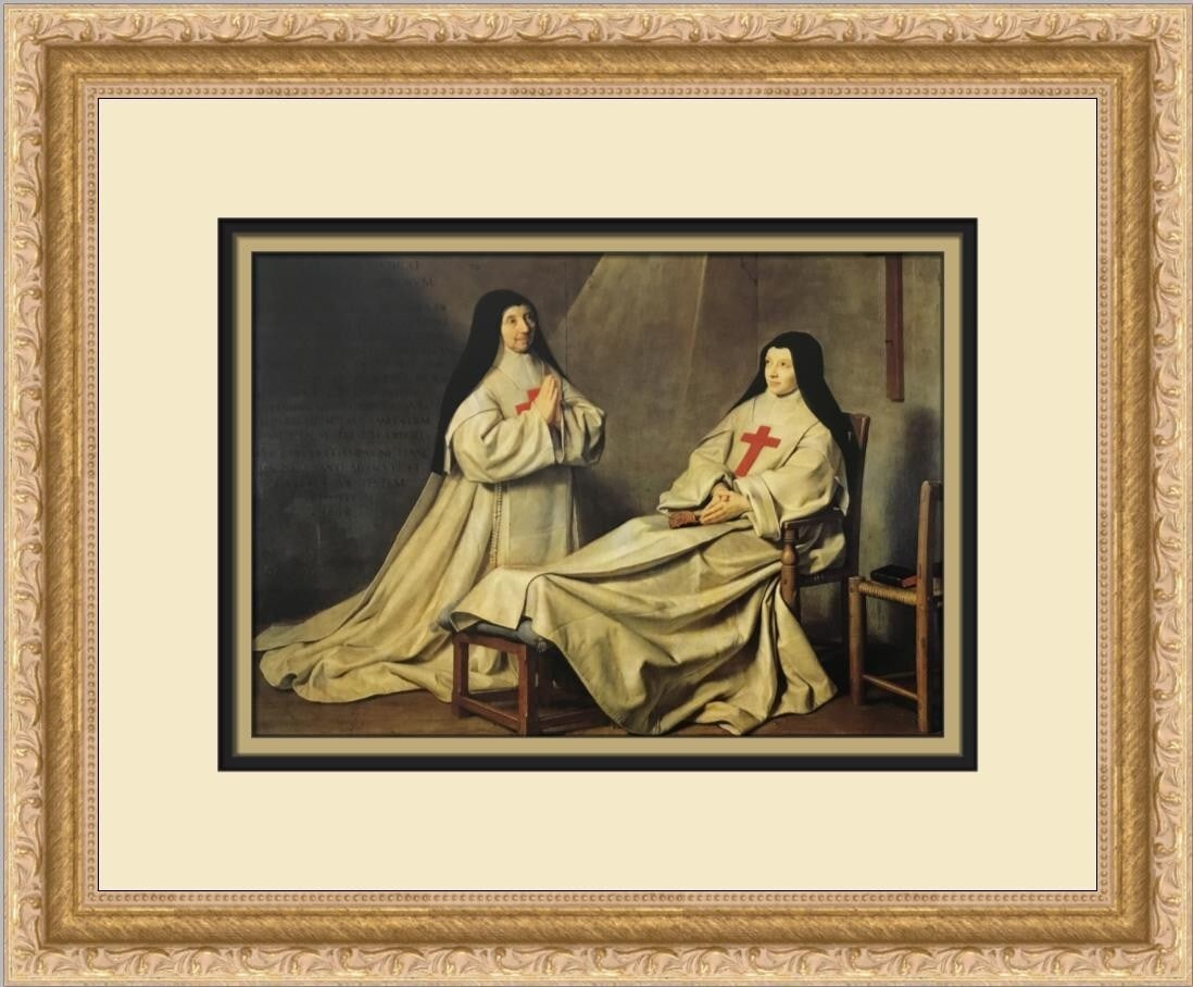 Philippe De Champaigne Ex Voto Custom Framed Print 1997 Impressionism (1 of 2)