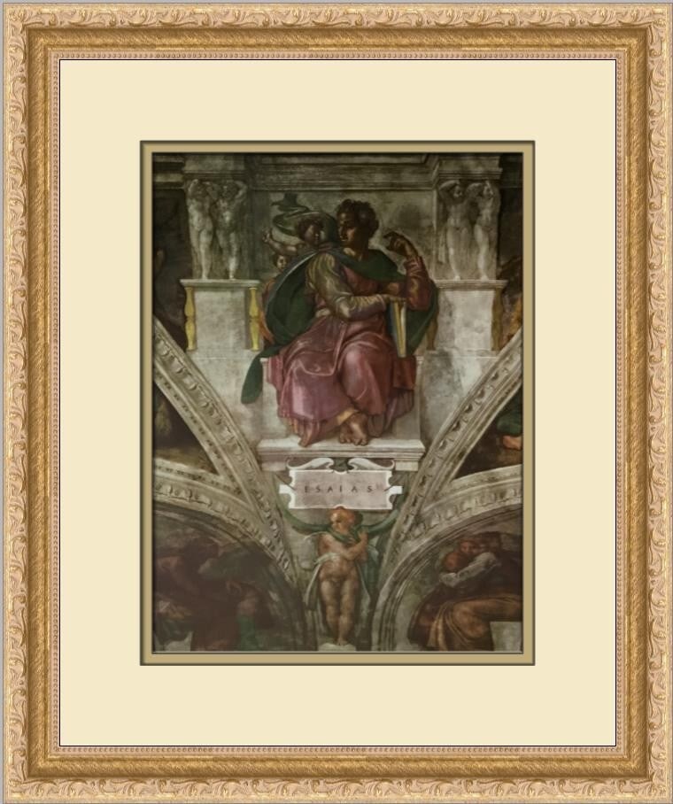 Michelangelo Isiah Custom Framed Print 1980 Impressionism Art (1 of 2)