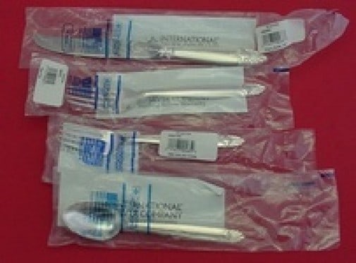 International Sterling Silver Empress 4-Piece Place Setting Set (1 of 1)