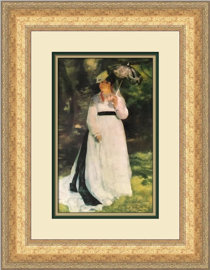 Pierre-Auguste Renoir Portrait of Lise Custom Framed Print 21 x 16 (1 of 2)