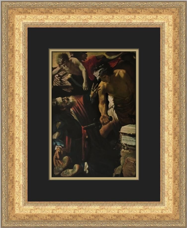 Claude Vignon The Martyrdom of St Matthew Custom Framed Art Print (1 of 2)